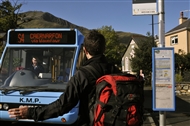 On board buses in Snowdonia and Yorkshire