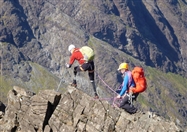 'Limbless mountaineer' on the Cuillin Ridge