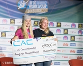 First CAC donation of 2019 at the Vail IFSC Boulder World Cup