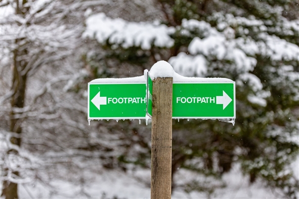 ARTICLES - Footpath Sign