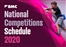 2020 National Competition Schedule